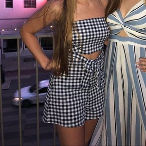 Strapless romper  (only worn once)